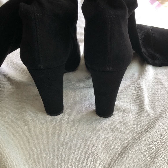 Stuart Weitzman Black Highland Over the Knee Boots Size 10.5 - Picture 5 of 7